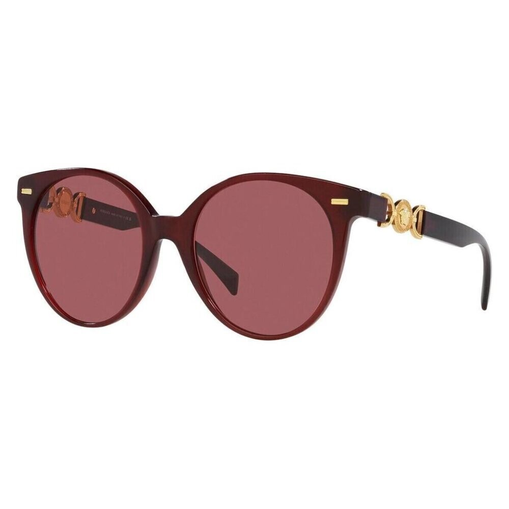 Versace Opal Red Sunglasses with Dark Violet lenses